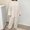 Beige, variant on YHAJDS Two Piece Set for Women,2 Piece Suits for Women Suit Set Solid Color Long Sleeve Crew Neck Loose Corduroy Top With Elastic Waist Stretchy Pants Fashion Casual Outfit For Fall Winter
