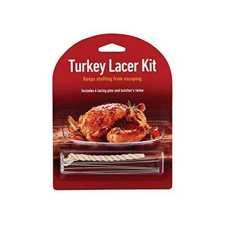 Roost Kit - HIC Harold Import Co. Roasting Turkey Lacer Kit 23000, Cotton Butcher’s Twine