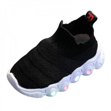 

SweetCandy Boys And Girls Bright Light Socks Shoes Breathable Casual Shoes