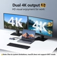 thumbnail image 3 of Estación de acoplamiento USB C Melelink Dual HDMI 4K VGA DisplayPort, 3 of 9