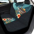 thumbnail image 4 of Pzuqiu Turtle Flower Car Seat Covers Full Set Easy to Install, Suitable for SUV Seats Car Seats Sedan Seats, Front and Rear Seat Cover Set for Truck Most Sedans, 4 of 10