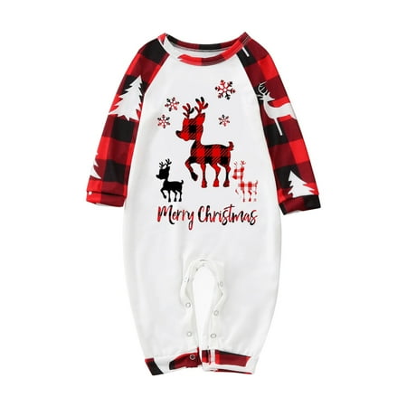

Youmylove Christmas Cute Prints Romper Baby Clothes Infant Long Sleeve Jumpsuit Babys Jumpsuit Homewear