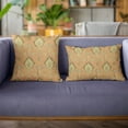 thumbnail image 2 of Plutus Terracotta Romero Woven Luxury Throw Pillow - Double sided 12" x 20", 2 of 5