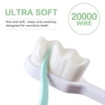 thumbnail image 2 of Cepillo de dientes EasyHonor Extra Micro Fur 20000 Soft Bristle (paquete de 6), 2 of 8