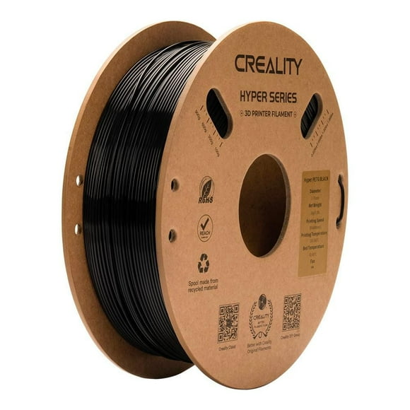 Creality Hyper Series PETG 3D Printing Filament 1kg, Black