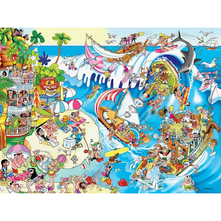 Ceaco - Comic Capers - The Wave - 300 Piece Jigsaw Puzzle