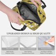 thumbnail image 3 of Uemuo Horsemen In Horseraces Printed Lunch Bag Lunch Box Reusable Insulated Lunch Tote Bag, Leakproof Thermal Cooler Sack Food Handbags Case High Capacity, 3 of 5