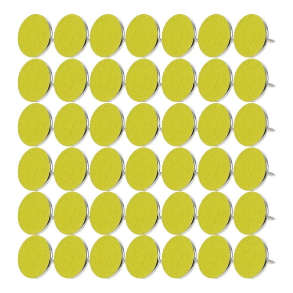 Soimiss 50Pcs Yellow Reflective Tacks Trail Marking Pins Durable Nylon Steel for Hiking and Camping Accessories