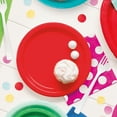 thumbnail image 3 of Disposable Paper Plates, 9", Red, 55 Count, by Way To Celebrate, 3 of 7
