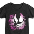 thumbnail image 3 of Marvel Venom - Valentine You Make Me Smile - Toddler And Youth Girls Fitted Short Sleeve Graphic T-Shirt, 3 of 5