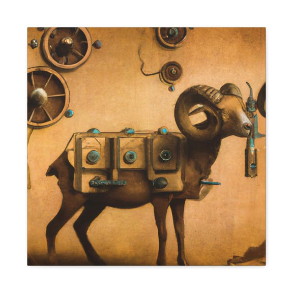 Steampunk Bighorn Vanguard - Canvas