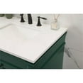 thumbnail image 4 of Elegant Decor Bennett 72" Aluminum MDF Double Bathroom Vanity in Green, 4 of 8