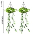 thumbnail image 3 of Easter Wooden Beads Garland Winter Christmas Hanging Snowflake Decorations Chandelier Hanging Centerpiece Christmas Decorations Live Christmas Spray Garland ‌Solar Lights Hanging With LED For, 3 of 4