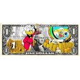thumbnail image 1 of Disney Cartoon Wall Posters And Prints Wall Art Donald Duck Mickey Mouse on Canvas Painting Graffiti Money Picture Home Decor50x100cm Unframed Gao Jinjia LED, 1 of 2