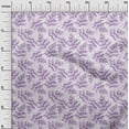 thumbnail image 3 of oneOone Polyester Spandex Violet Fabric Leaf Craft Projects Decor Fabric Printed By The Yard 56 Inch Wide, 3 of 4