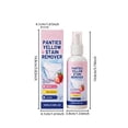 thumbnail image 3 of Underwear Stain Remover Spray, Panties Yellow Stain Cleaner for Stubborn Sweat Marks, Gentle Fabric-Safe Intimate Apparel Wash, 100ML, 3 of 8
