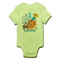 thumbnail image 1 of CafePress - First Birthday Jungle Body Suit - Baby Light Bodysuit, 1 of 1