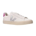thumbnail image 2 of Tenis Veja de campo color blanco con logo plateado y en la parte trasera gamuza en color fucsia, 2 of 5