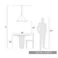 thumbnail image 2 of Vaughn 6-Light Chandelier in Natural Black and Natural Black Accents, 2 of 4