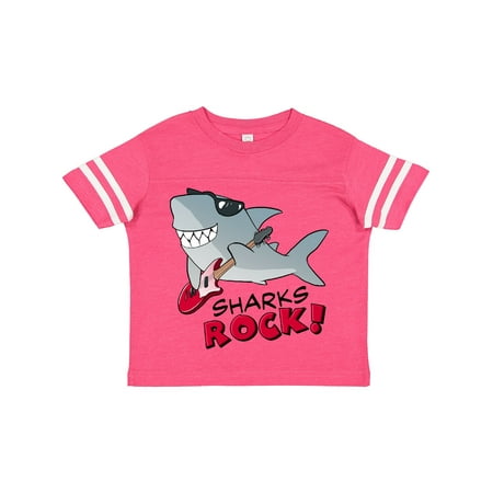 

Inktastic Sharks Rock! Gift Toddler Boy or Toddler Girl T-Shirt