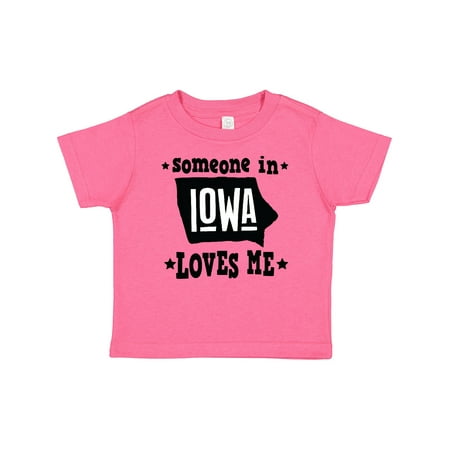

Inktastic Someone in Iowa Loves Me Souvenir Gift Baby Boy or Baby Girl T-Shirt