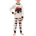 thumbnail image 5 of lnmuld Two Piece Cotton Pajamas Dinosaur Print Boys Long Sleeve Pajama Set Comfortable Loungewear for Kids and Relaxation Size:2-3 Years, 5 of 7