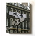 thumbnail image 2 of MuralMax Personalized City Street Sign - Custom Anniversary Date & Family Names Canvas Wall Decor - Art Gifts For Couples, Retirement & Office Parties - Color # 12 Sizes - 30x24, 2 of 5