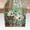 Green, variant on Farmhouse Flower Floral Table Runner, Rustic Teal Turquoise Daisy Bath Outhouse Country Linen Kitchen Dining Table Runners for Indoor Outdoor Home Party Holiday Decor 13X72Inch