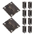 thumbnail image 1 of HEALEEP Charnière de Menuiserie Lot de 10 Acier Inoxydable Noir pour Propriétaires, 1 of 8