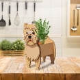 thumbnail image 1 of Xihbxyly Maceta con Forma de Perro, Bonita Maceta de Pvc, Diseño Desmontable, Ideal para Interior y Exterior, Fácil Drenaje, Decoración de Jardín, Maceta para Suculentas, Incluye 1 Maceta., 1 of 3