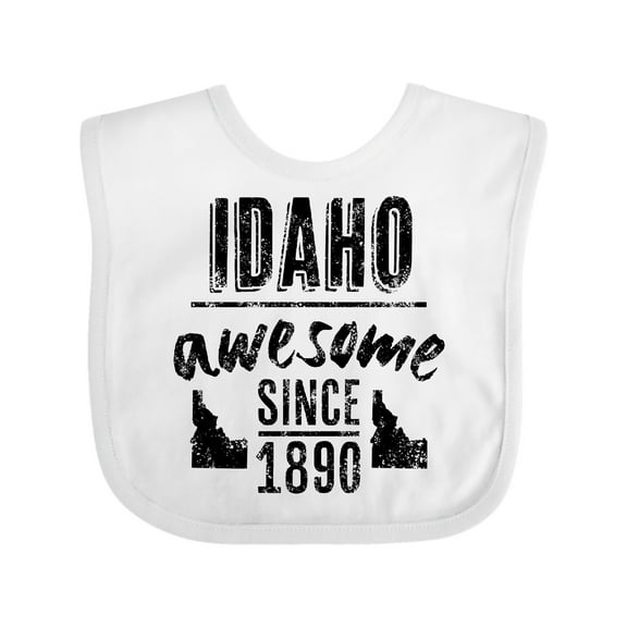 Inktastic Idaho Awesome Since 1890 Boys or Girls Baby Bib