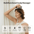 thumbnail image 3 of Breo Scalp Mini Pro Scalp Massager IPX7 Scratcher Detangler Kneading Bamboo Charging Base Natural Care Therapy, 3 of 12