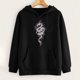 thumbnail image 4 of Sudadera estampada con capucha retro de manga larga suelta divertida vintage para mujer con mangas caídas en los hombros Pompotops  gfhjh7362, 4 of 7