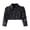 Black, variant on EnJoCho Toddler Girl Leather Jacket Motorcycle Style Short PU Leather Coat Long Sleeve Casual Jacket for 2 To 8 Years Kids Outerwear Biker Jacket