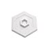 thumbnail image 3 of Prime-Line U9275 Bouclier Mural à Bouton de Porte Hexagonal de 5 Po, 3 of 4