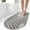Clear Gray, variant on Semfri Bath Tub Shower Mat Non Slip Shower Floor Mats for Bathroom Bath Tub Washable with Drain Holes and Suction Cups 16 x35 inch Clear Gray
