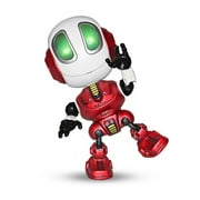 Talking Robots - 2022 Newest Kids Robot Toy Rechargeable Robot Toys Repeats What You Say with Flashing Lights, Recording and Head Touch Sensing Function Interactive Toy for Boys Girls Adults Gift