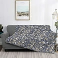 thumbnail image 2 of Goofa Daisies Flowers Pattern Fleece Throw Blanket for Couch, Soft Checkered Flannel Blanket for Sofa, Warm Cozy Decorative Blanket Fall Decor Gift-60"x50", 2 of 6