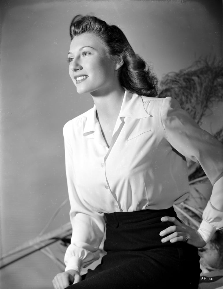 Annelle Hayes on a Long Sleeve Hands on Waist Photo Print (24 x 30