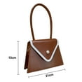thumbnail image 2 of Bolso de hombro para mujer, pequeño bolso de mensajero, de cuero de moda, bolso ligero, 2 of 5