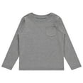 thumbnail image 2 of Stitch & Stone Boys 4-Pack Long Sleeve Tops, Comfortable and Stylish Tees for Kids - Jetbk, Size 6, 2 of 5