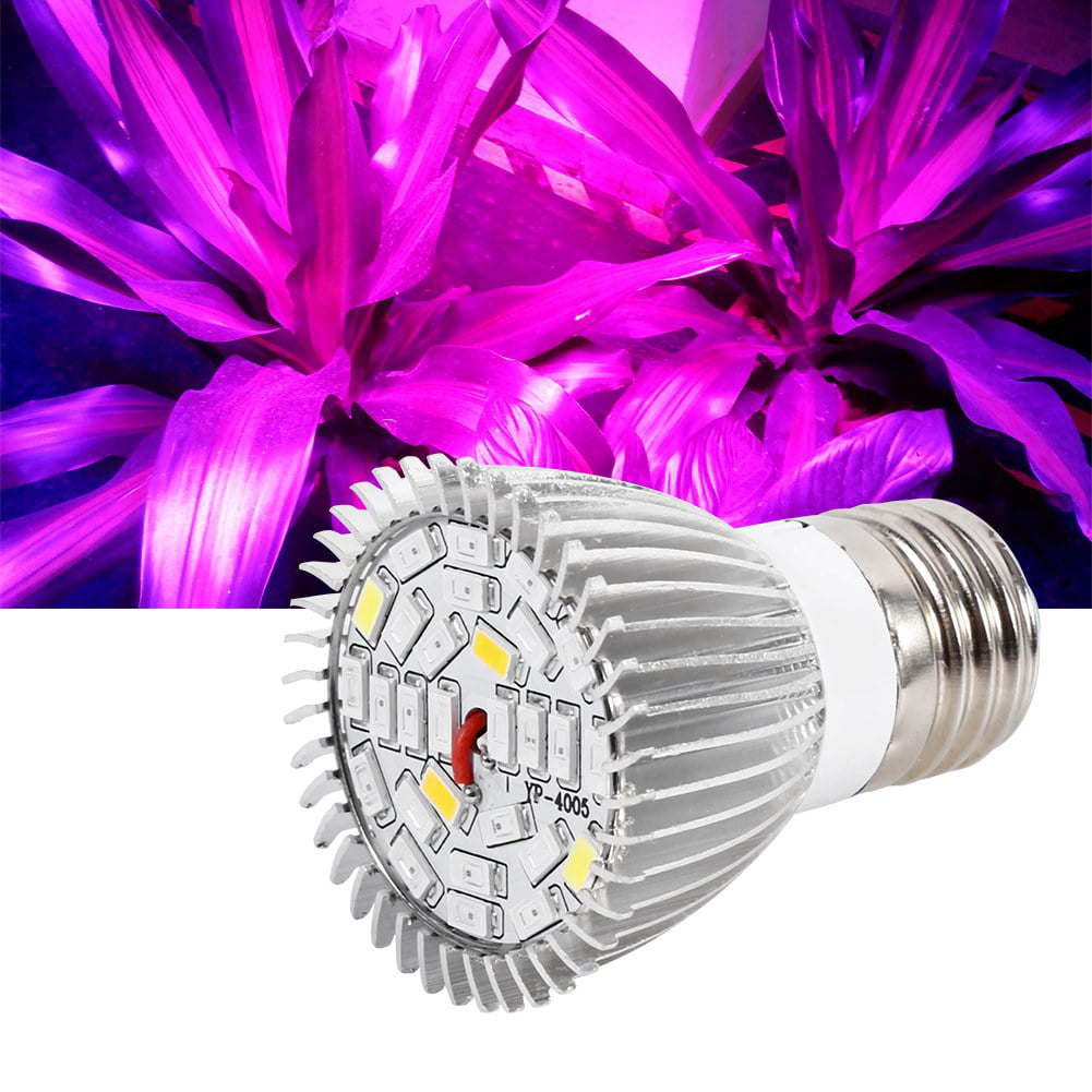 1PC 28W E27 Full Spectrum LED Grow Light Bulb Lamp Hydroponics Plant Indoor Home 
