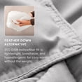 thumbnail image 5 of Bare Home Down Alternative Comforter Set - 2-Pieces - All Seasons - Twin/Twin-XL, Light Gray, 5 of 8