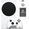 TEC New Microsoft - Xbox Series- -S -512GB SSD White Console Bundle with 3-Month Xbox Game Pass