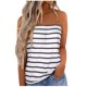 thumbnail image 2 of Fiudx Tops para Mujer Blusa Sin Tirantes Informal Sin Tirantes para Mujer, Chaleco Estampado con Hombros Descubiertos, 2 of 7