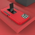 thumbnail image 2 of for Samsung Galaxy A22 5G Case: Military Grade Protection Shockproof Phone Cover Build-in Hidden Kickstand & Rugged TPU Shell | Matte Durable Drop Proof Heavy Duty Case,Red+Black, 2 of 9