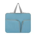 thumbnail image 1 of ziyahi Housse d'Ordinateur Imperméable Étui Portable Poche Protecteur Réutilisable Compartiments Rangement d'Affaires Bleu 15.6 Pouces, 1 of 5