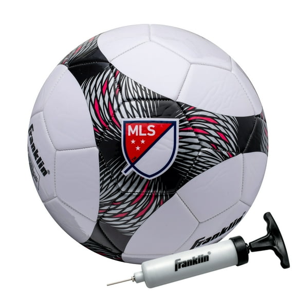 Franklin Sports MLS Pro Vent Kids Soccer Ball - Size 3 Youth Soccer Ball - Soft Cover - Great for Kids and Toddlers - Air Pump Included