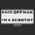 thumbnail image 2 of Women's Ghostbusters Back Off Man I'm a Scientist Graphic Tee Black 2X Large, 2 of 4