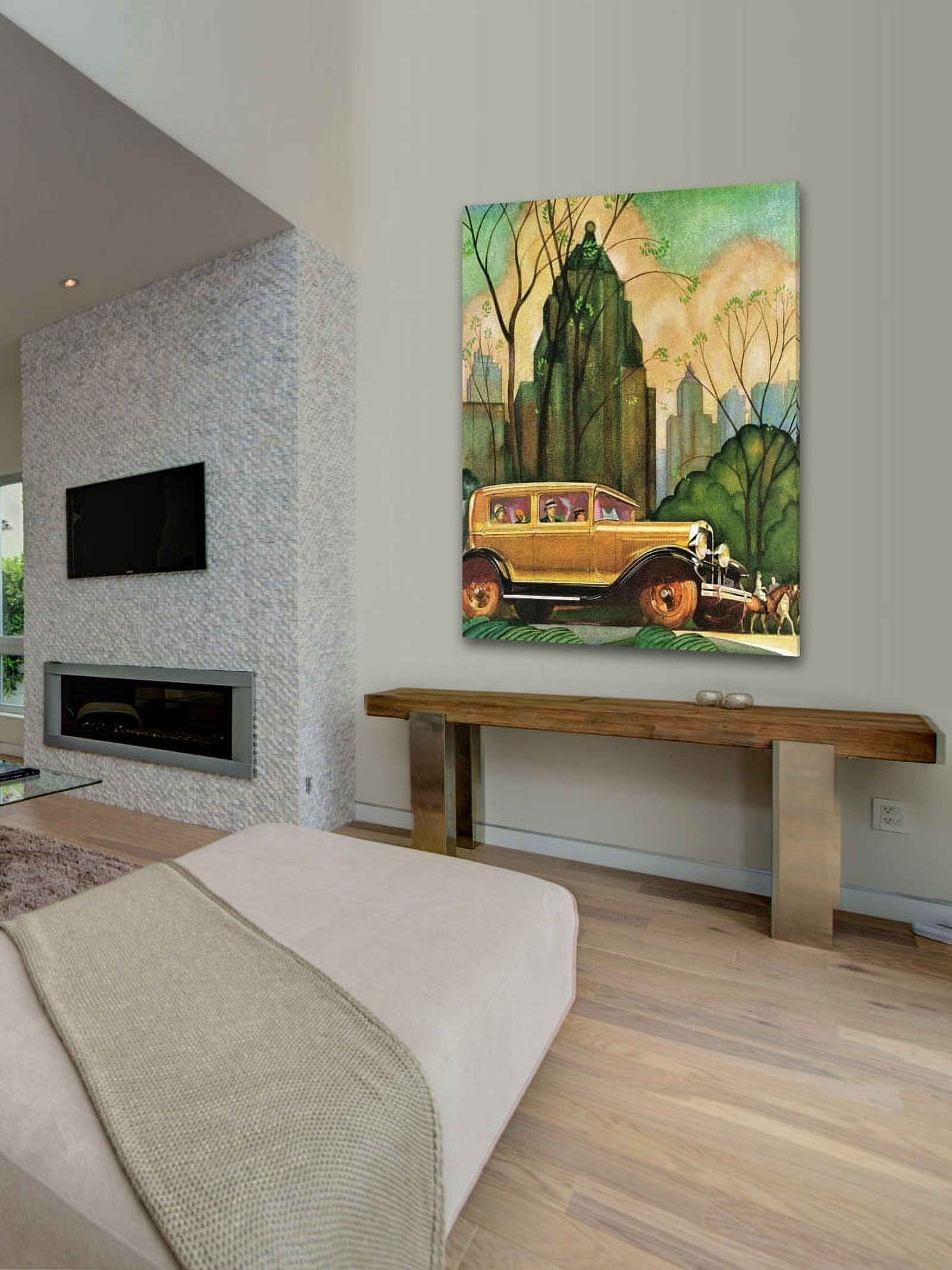 Marmont Hill "In the City" Painting Print on Canvas